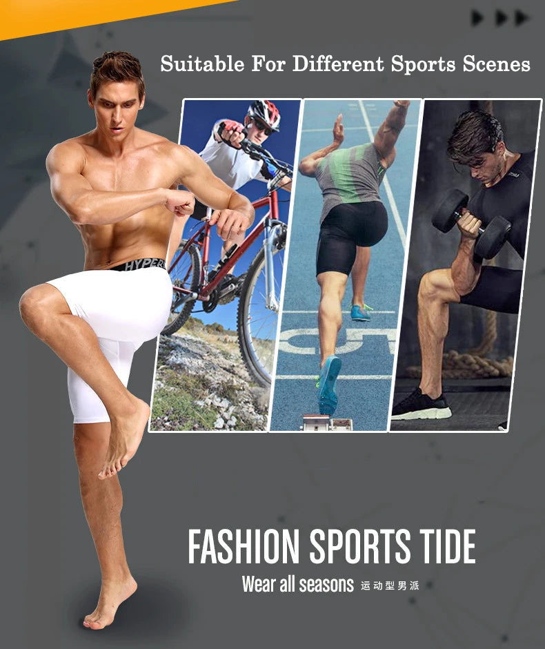 Men's Sports Compression Shorts – Quick-Dry Training Leggings