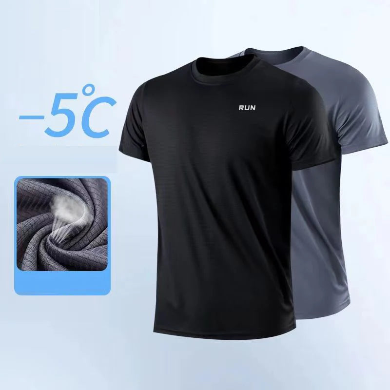 Men's Athletic Training Shirt – Quick-Dry, Breathable Gym Tee
