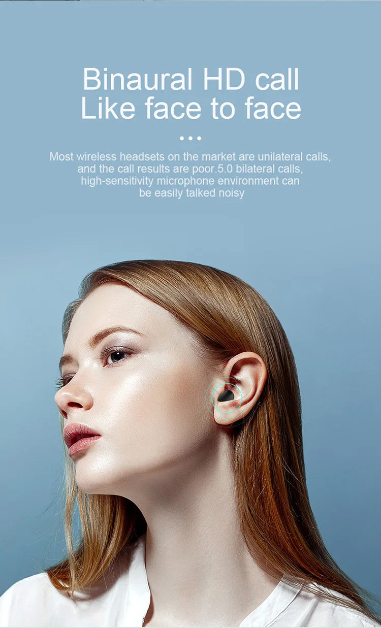 A6S TWS Bluetooth Headphones – Comfortable, Noise-Cancelling Earphones for All Smartphones