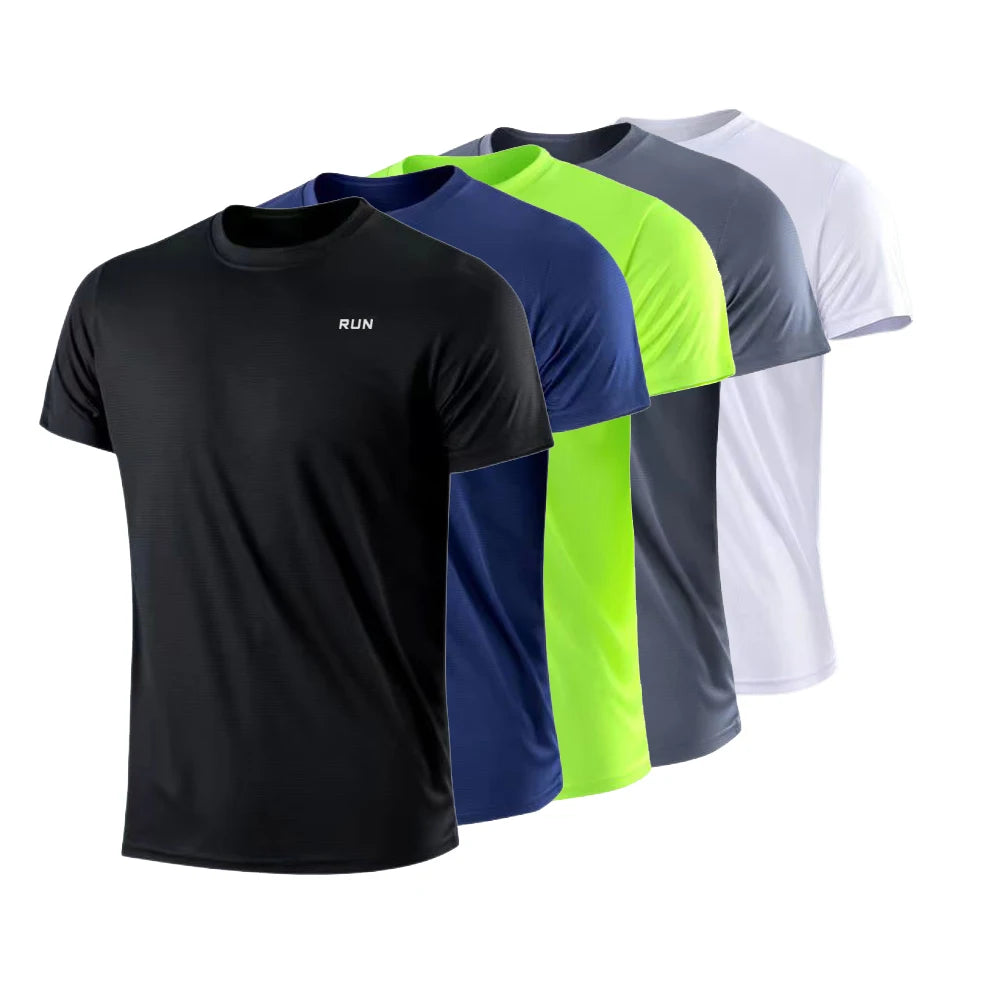 Men's Athletic Training Shirt – Quick-Dry, Breathable Gym Tee