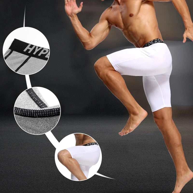 Men's Sports Compression Shorts – Quick-Dry Training Leggings