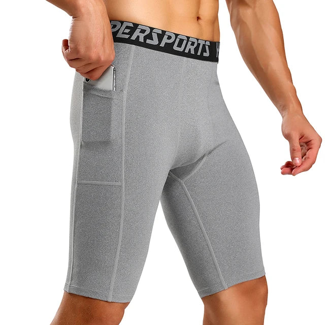 Men's Sports Compression Shorts – Quick-Dry Training Leggings