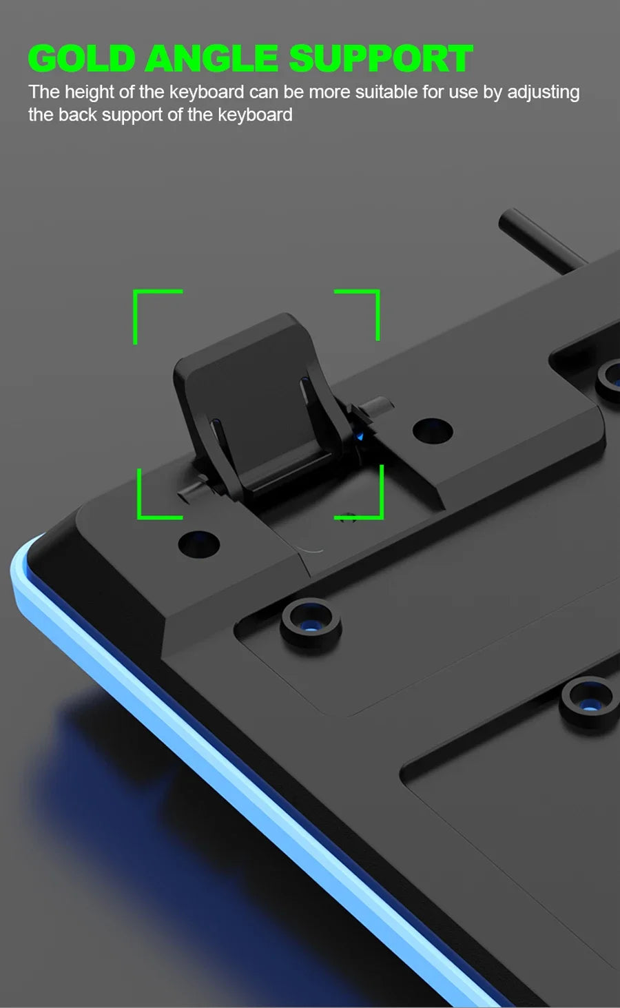 GTX350 Gaming Kit: LED Keyboard & Mouse for PC & Laptop