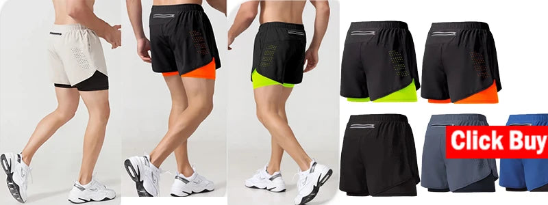 Men's Sports Compression Shorts – Quick-Dry Training Leggings