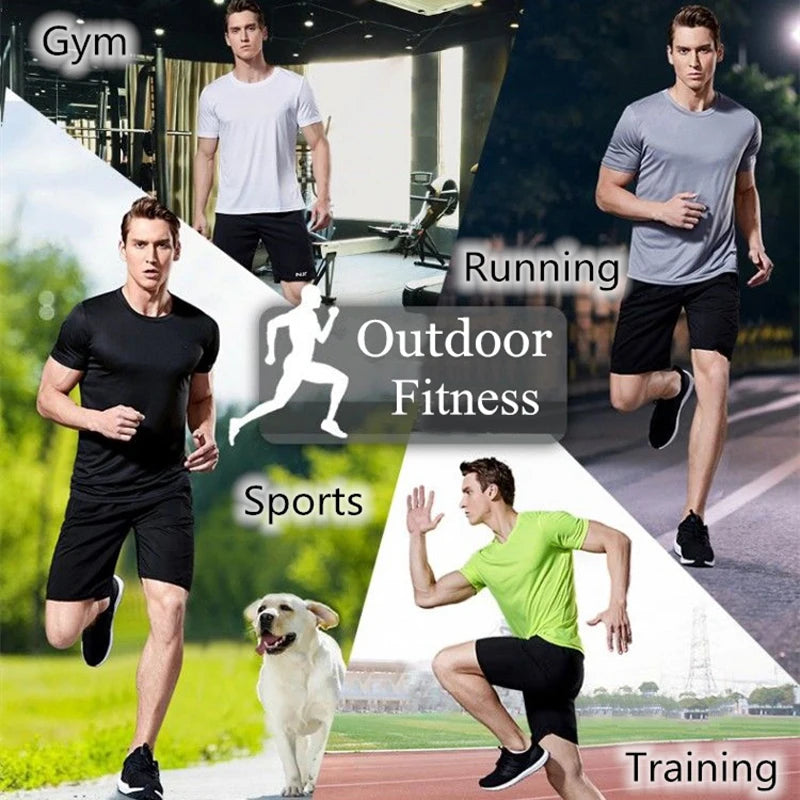 Men's Athletic Training Shirt – Quick-Dry, Breathable Gym Tee