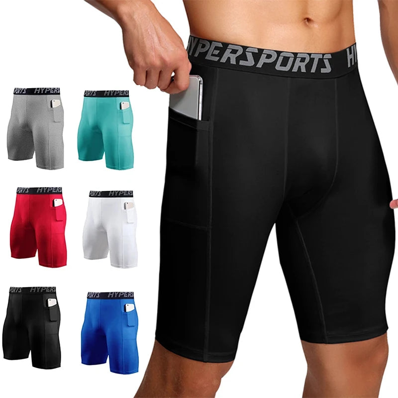 Men's Sports Compression Shorts – Quick-Dry Training Leggings