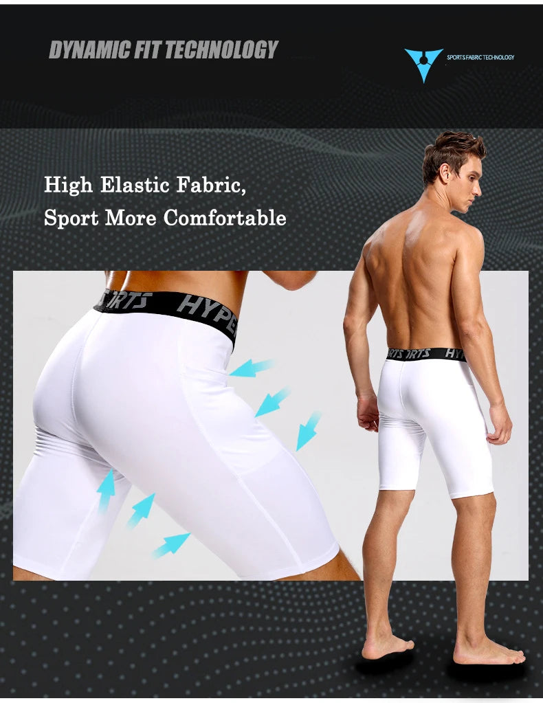 Men's Sports Compression Shorts – Quick-Dry Training Leggings
