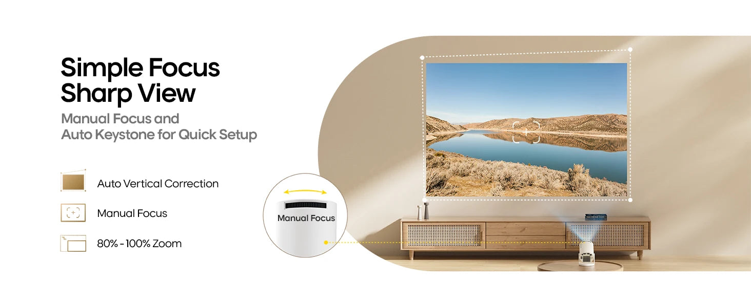 Magcubic HY300 Pro+ Portable 4K Projector – Smart Android 11, 8000 Lumens, WiFi 6, Bluetooth 5.4, HD Theater Experience